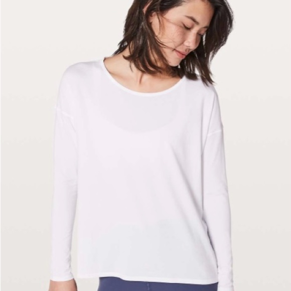 Lululemon back into it long sleeved tee 8